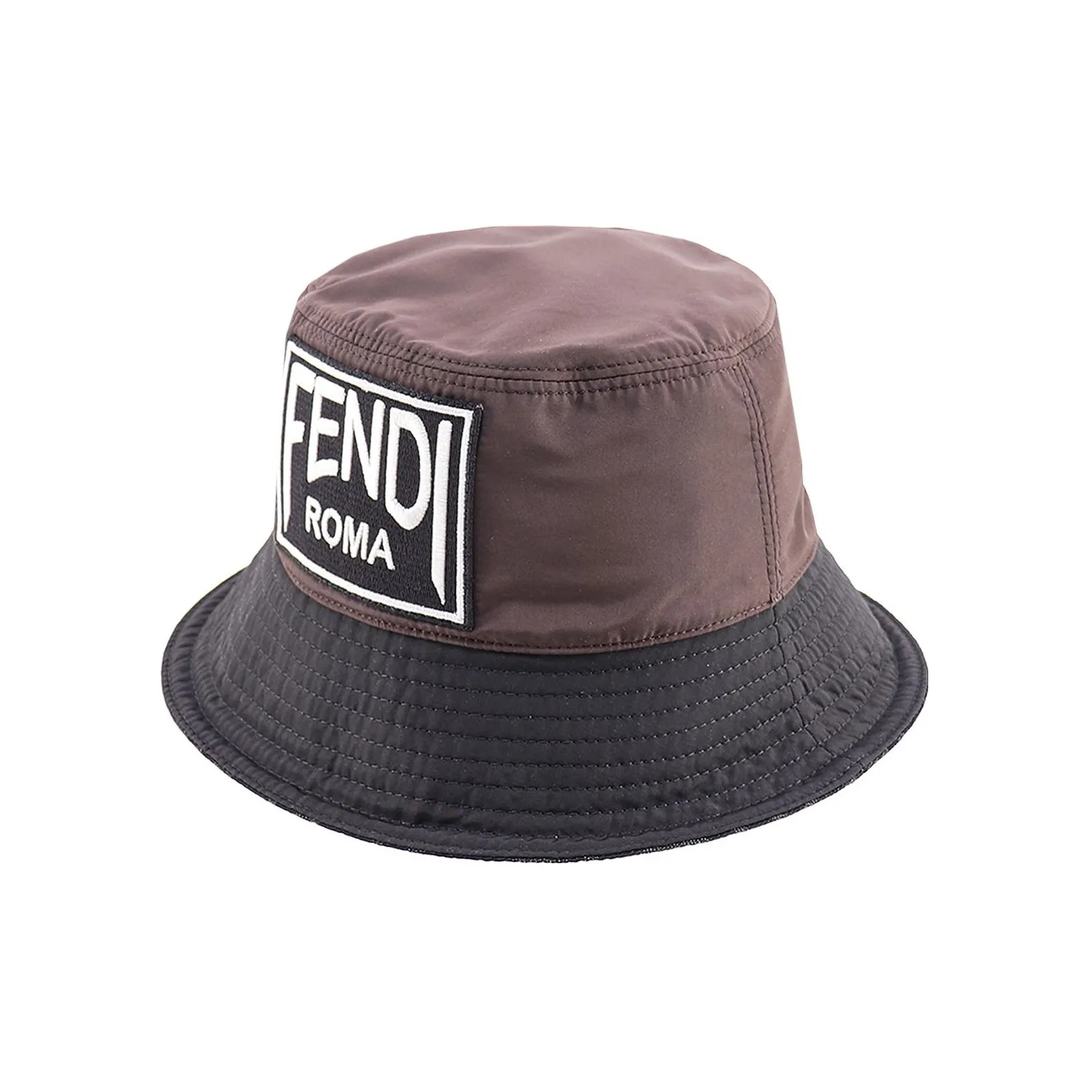 FENDI Полиэстер Шляпа ведра Коричневый Унисекс