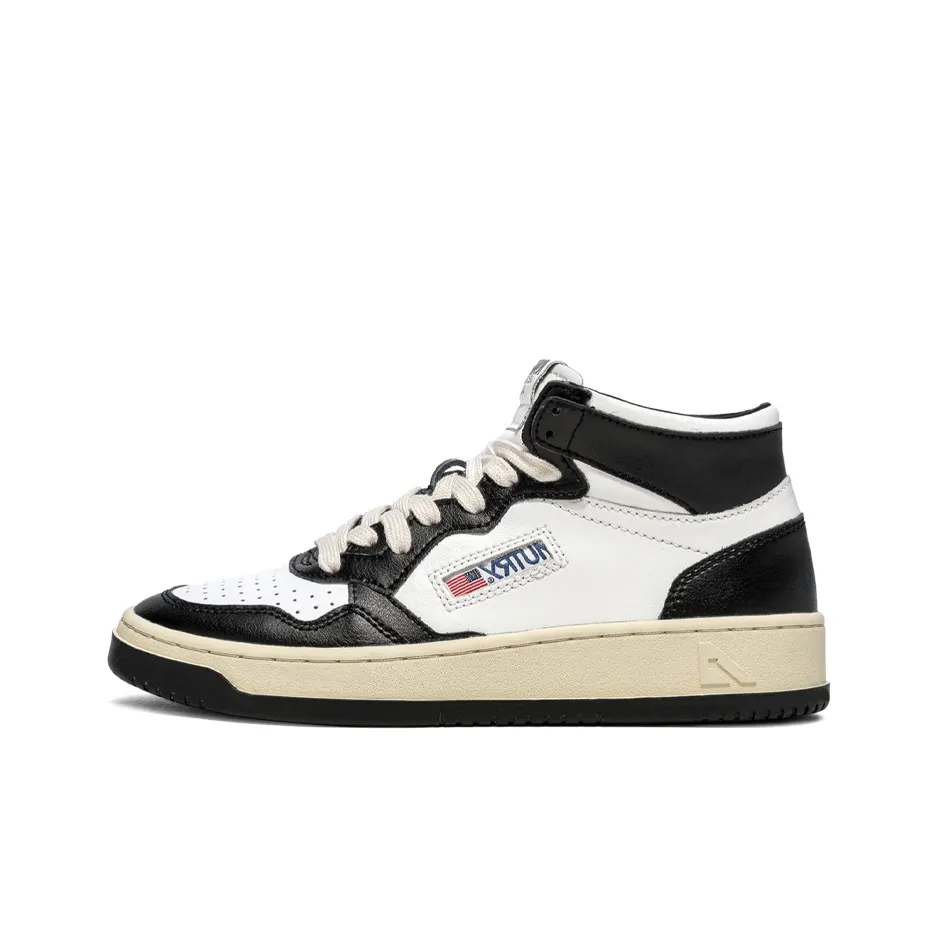 AUTRY Medalist Mid Bicolor 'White Black' Women's