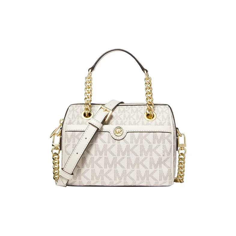 MICHAEL KORS Blaire Искусственная кожа Сумка через плечо Сумка Мини Женская Ванильный белый