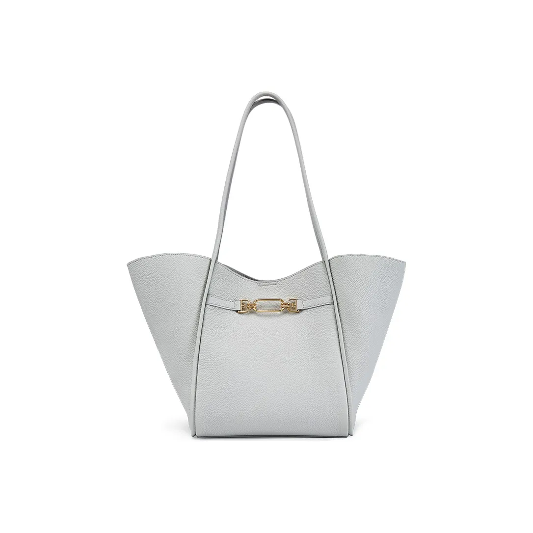 FIEDLE&SISSI Cow Leather Tote Shoulder Bag Regular Women's Dove Gray