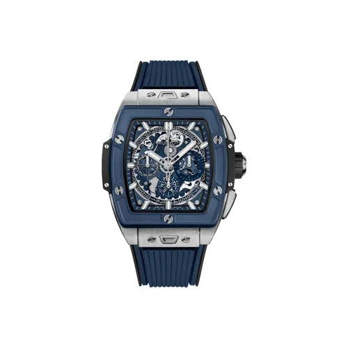 HUBLOT Автоматический Механический Movement Мужские Часы BIG BANG 42мм*42мм Синий