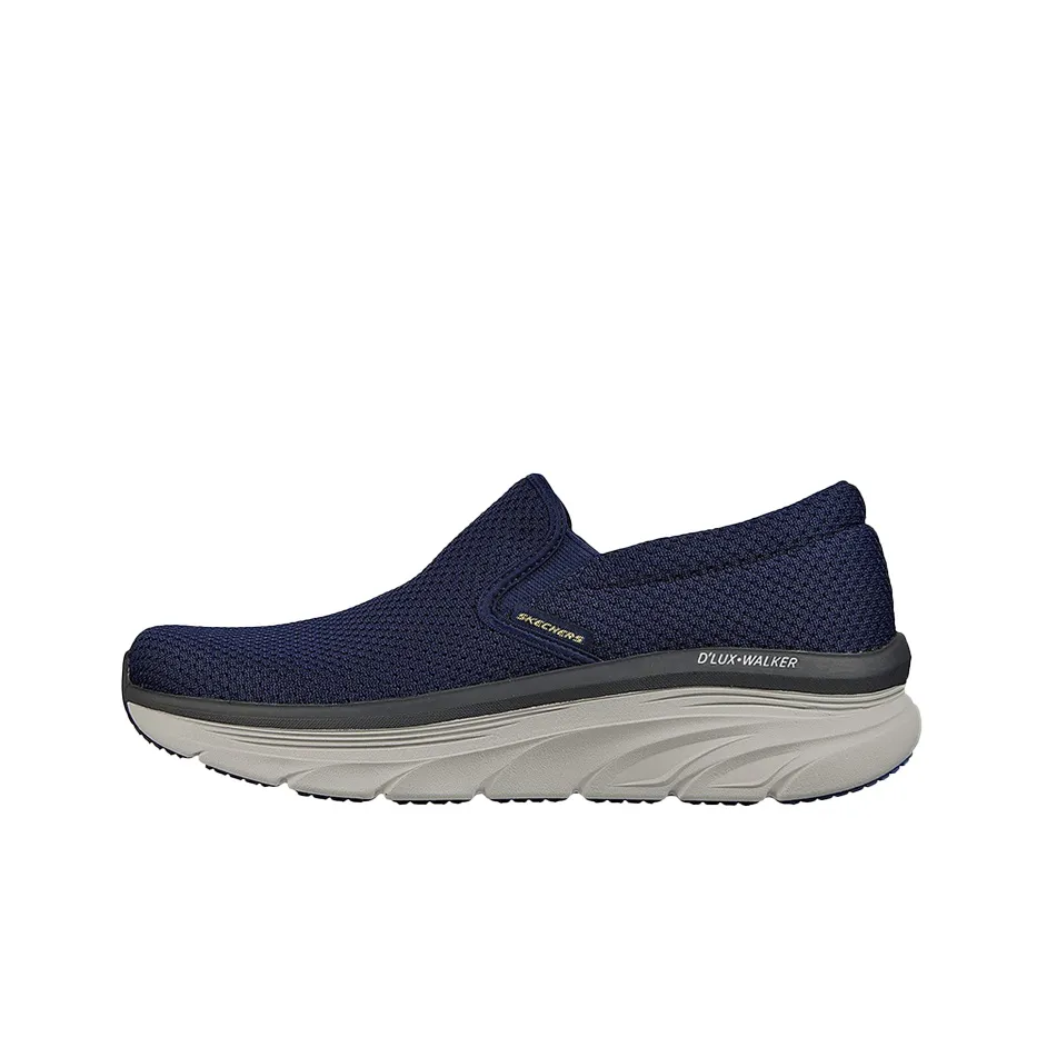 Skechers D'lux Walker Murlino Low Top Casual Shoes Men's Marine Blue