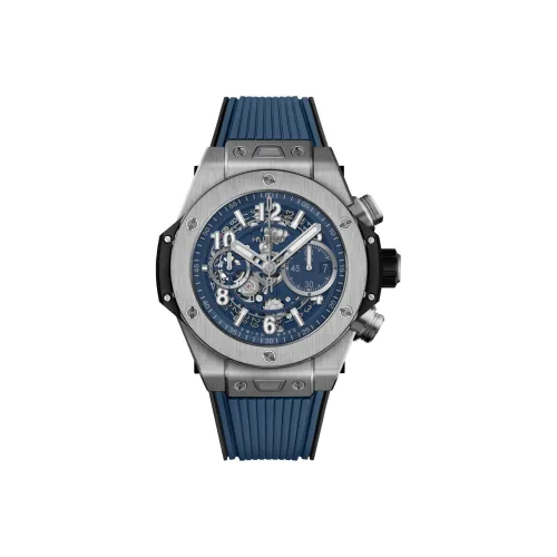 HUBLOT Автоматический Механический Movement Мужские Часы BIG BANG 44 мм Синие