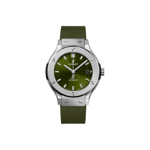 HUBLOT Автоматический Механический Movement Женские CLASSIC FUSION Часы 38 мм Зеленые