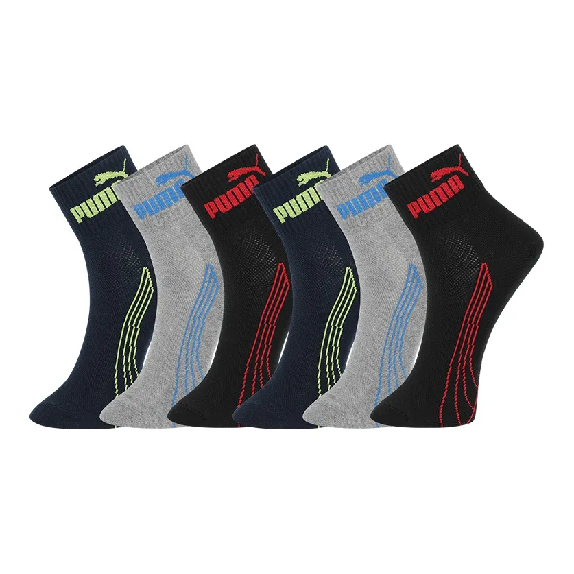 PUMA Носки Crew Мужской Combo Set 3 Пачки Черный Темно-синий Серый
