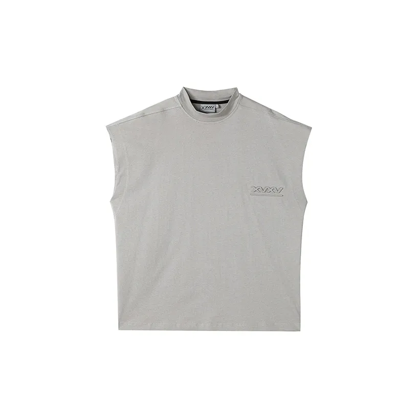 NORVINCY Comfortable And Breathable Moisture Wicking 100% Cotton 3D Embossed Sleeveless T Shirt Unisex