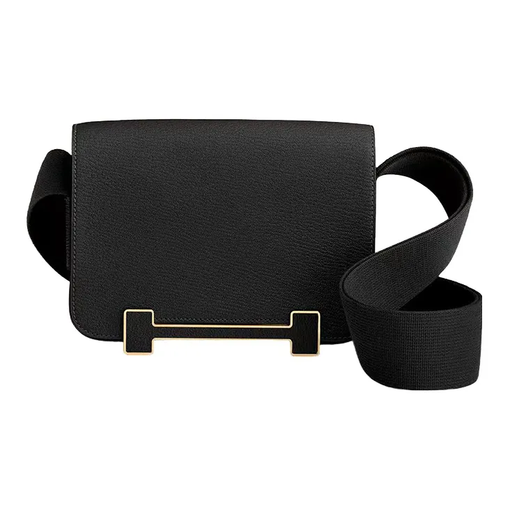 HERMES Geta Sheepskin Wooden Sandal Bag, Portable Crossbody Bag, Shoulder Bag Women's