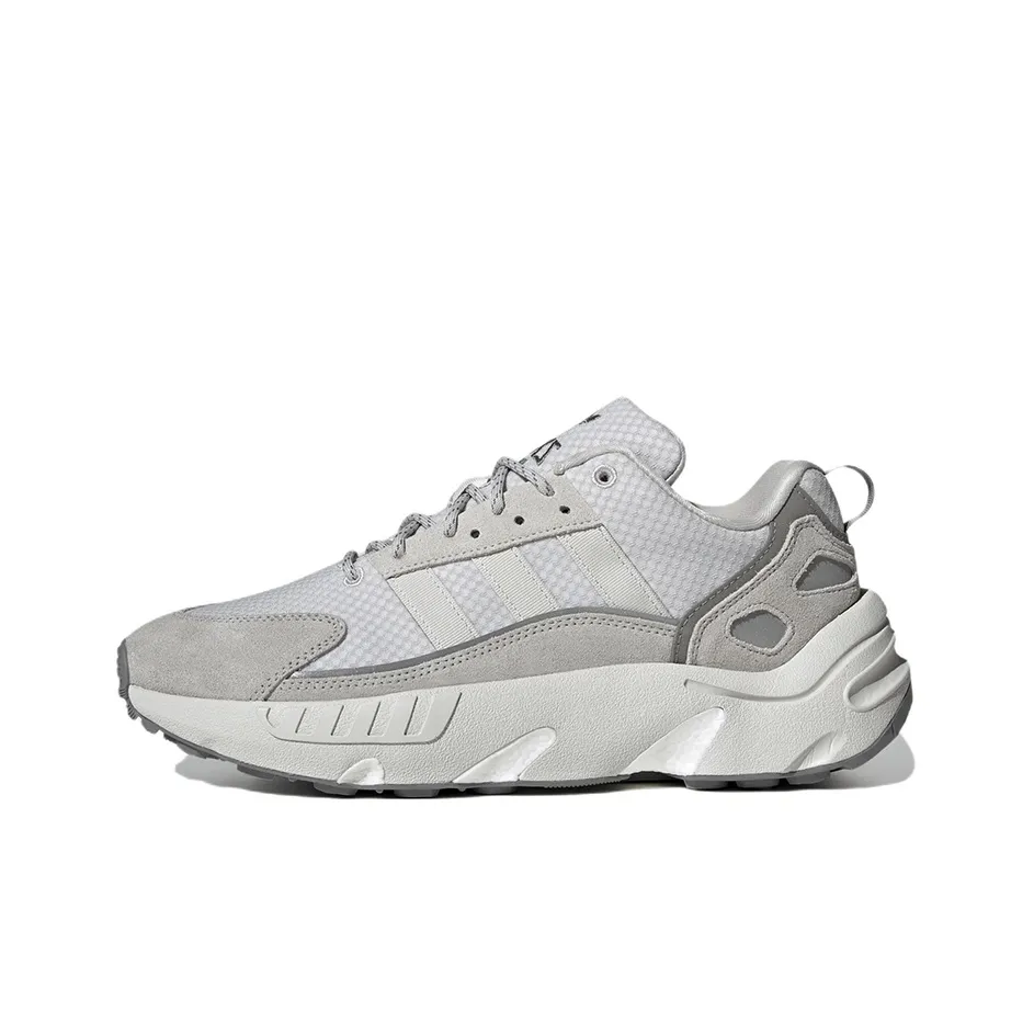 Adidas Originals ZX 22 Boost Устойчивый к истиранию Низкий Топ Повседневные Беговые кроссовки Мужские Серые