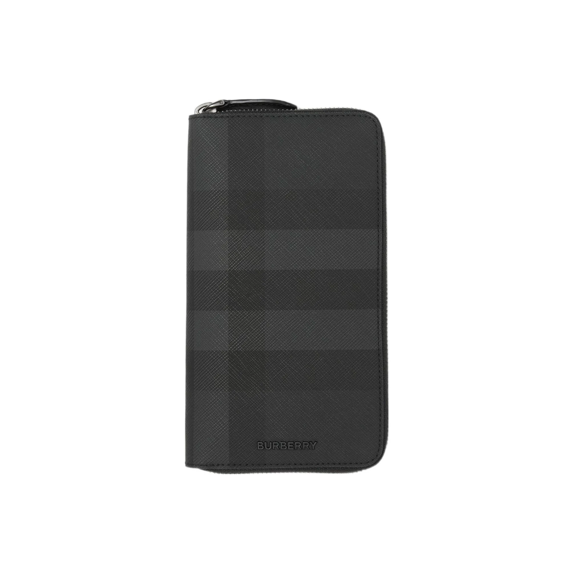 Burberry With Leather Card Holder, Wallet Men
s Gray