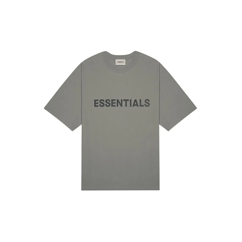 Fear Of God Essentials T-Shirt Унисекс Угольный Серый