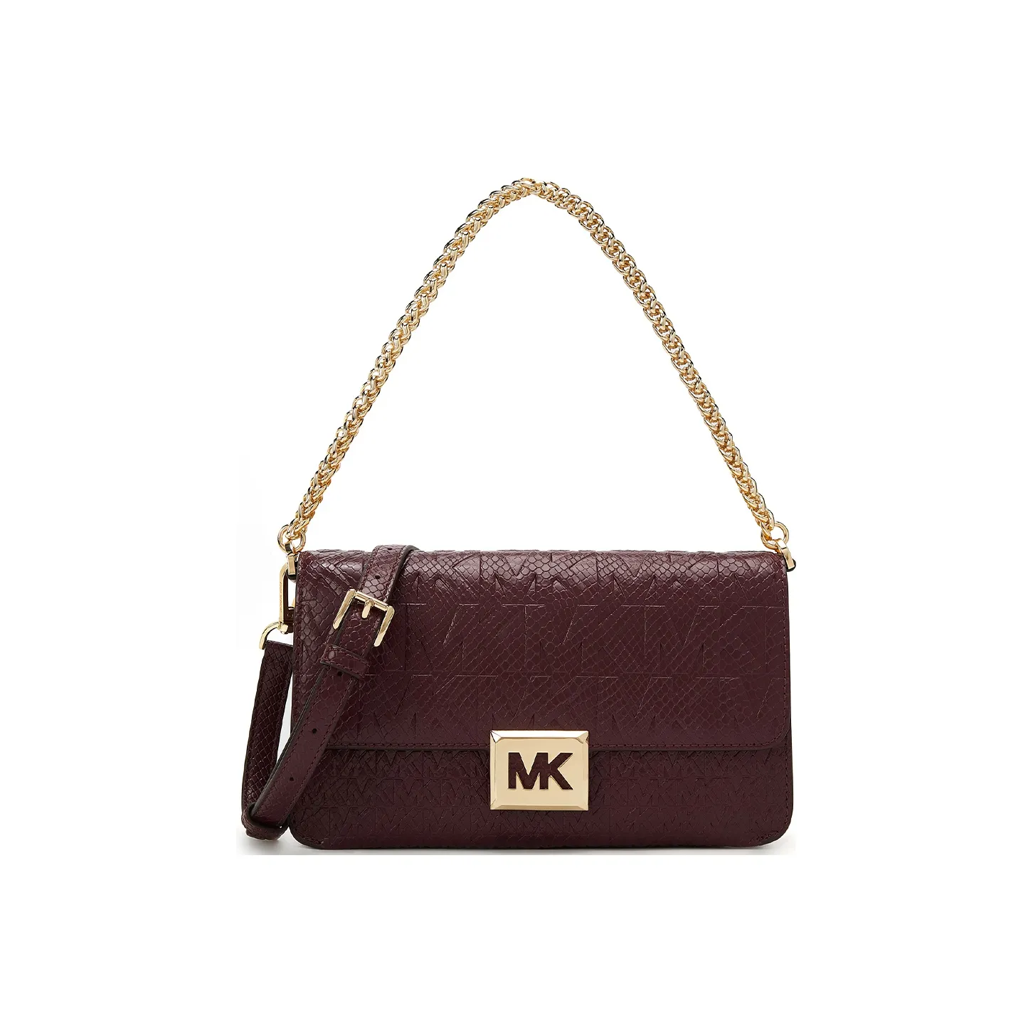 MICHAEL KORS Sonia Artificial Leather Handbag Medium Size Women's Burgundy