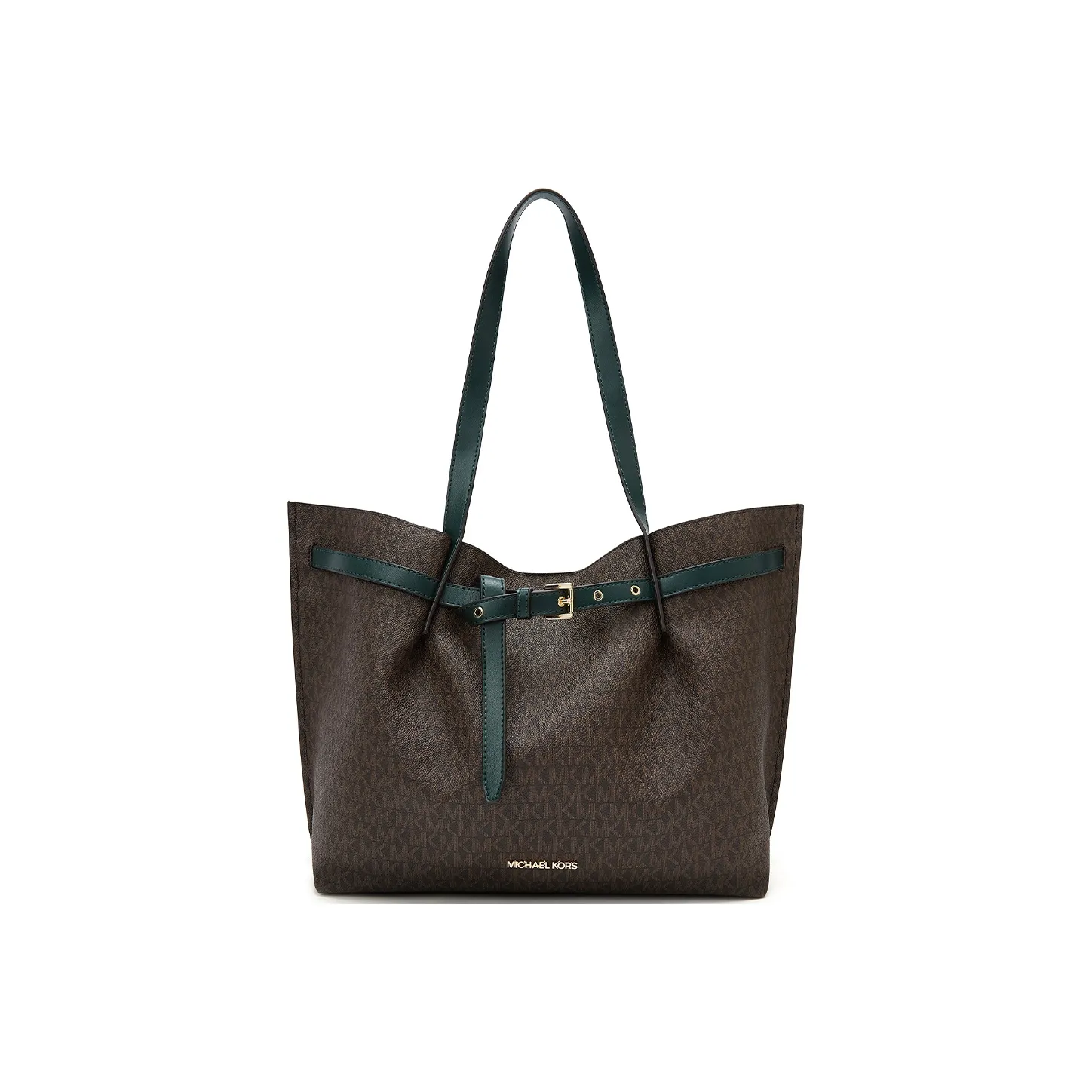 MICHAEL KORS Сумка из искусственной кожи сумка для покупок сумка на одно плечо маленькая женская темно-коричневая темно-зеленая