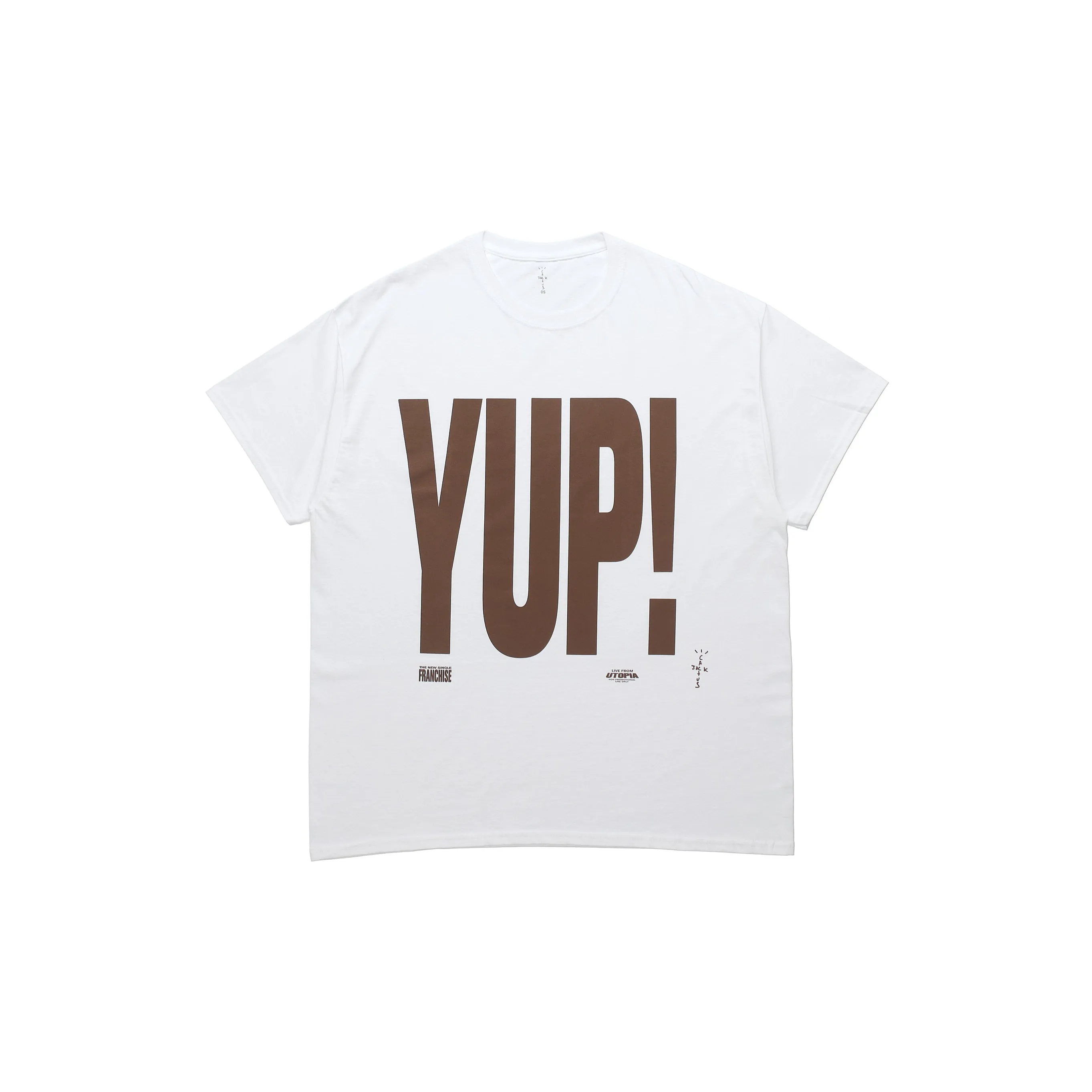 Travis Scott T-Shirt Унисекс Белый