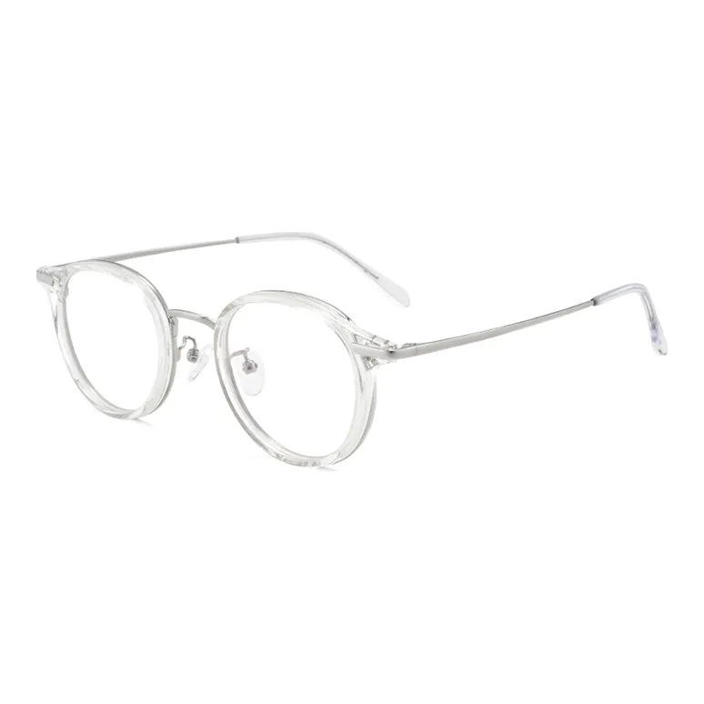 MUZU TR Memorial Plastic Round Eyeglass Frames Unisex MUZU TR Памятный пластик Круглые Оправы для очков Унисекс