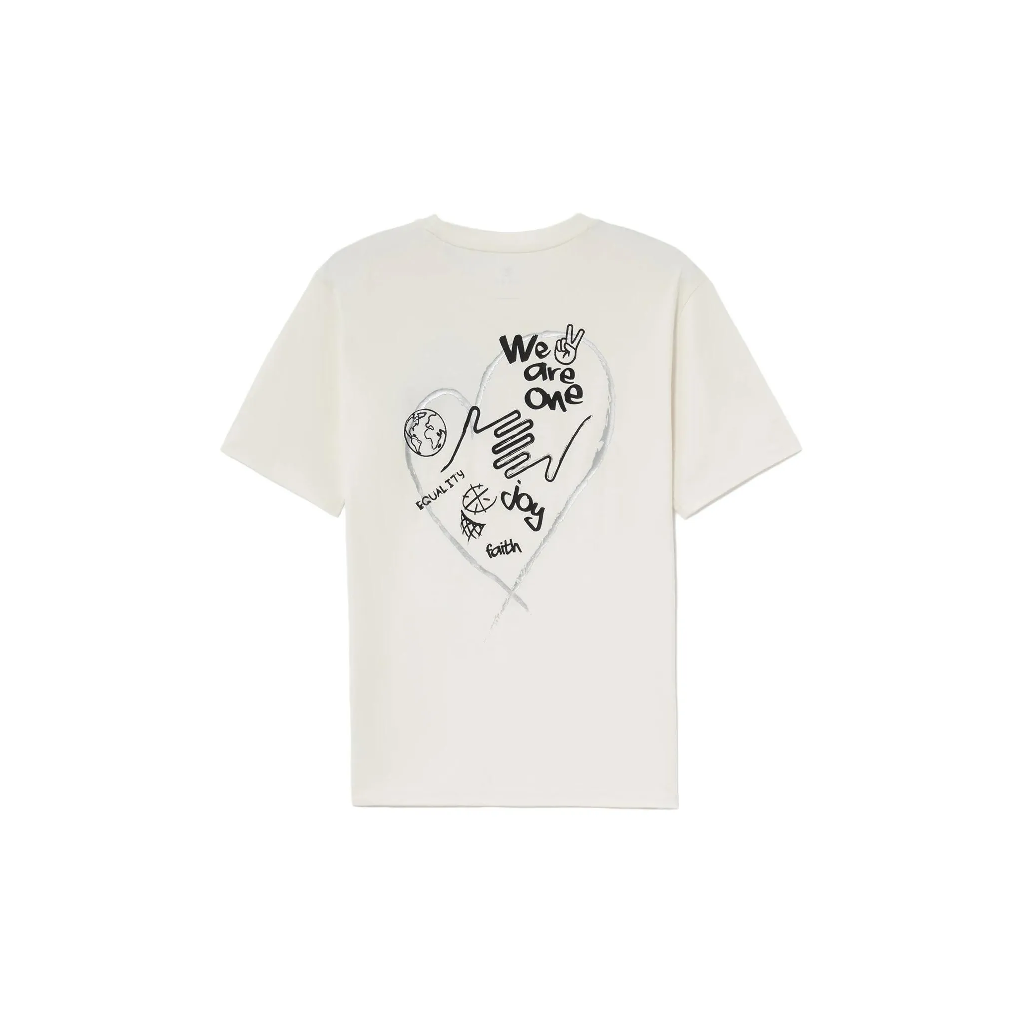 LINING Wade Collection T-Shirt Мужской Экрю
