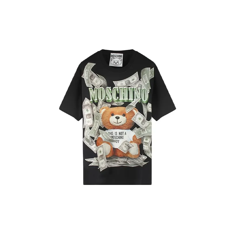 MOSCHINO T Shirts Unisex Black