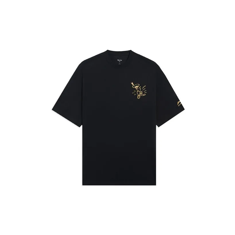 LiNing x Disney Mickey Series SS22 T Shirt Men's Black