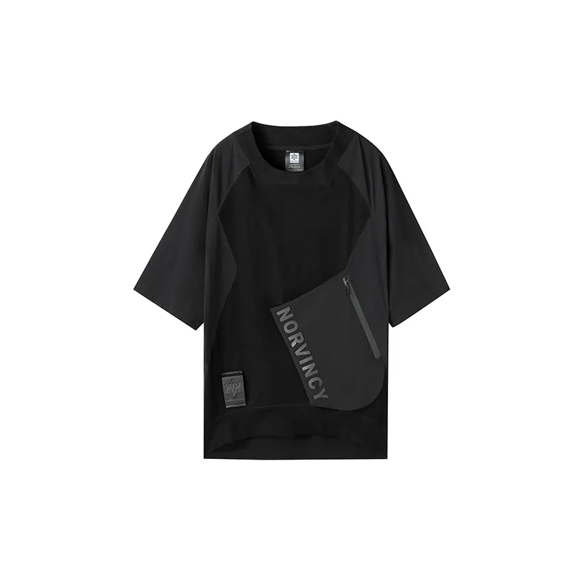 NORVINCY Comfortable Moisture Wicking Breathable Badge 100% Cotton T Shirt Unisex