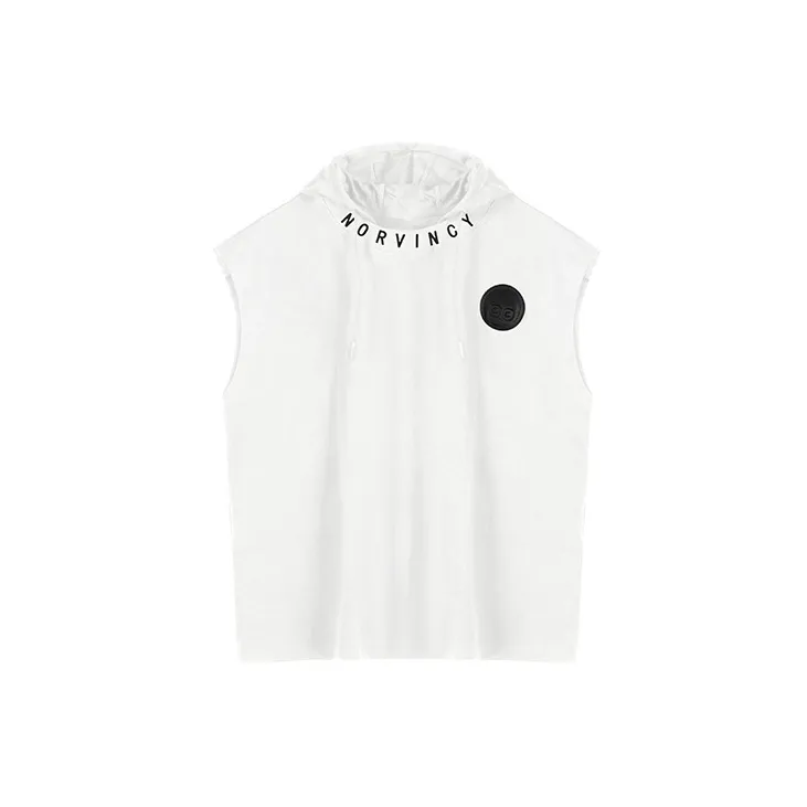 NORVINCY Comfortable And Breathable Sweat-Resistant Tuxedo Sleeveless T-Shirt 100% Cotton Men's