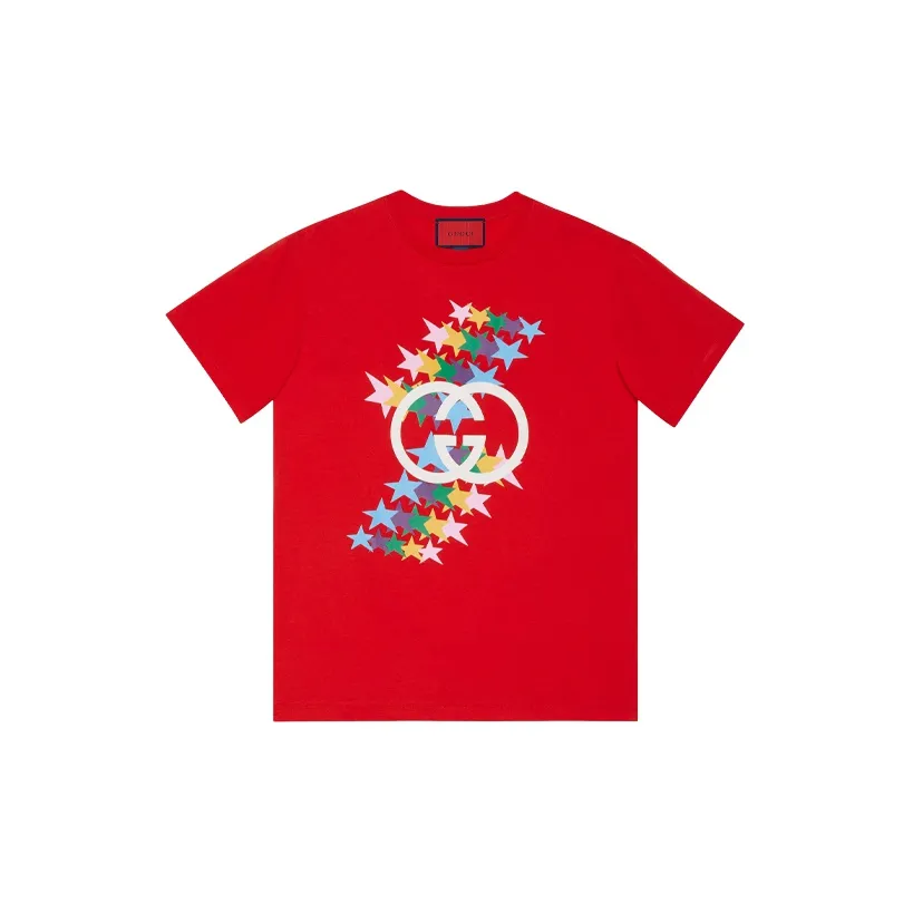 GUCCI 520 Special Series SS21 T Shirt Men's Bright Red