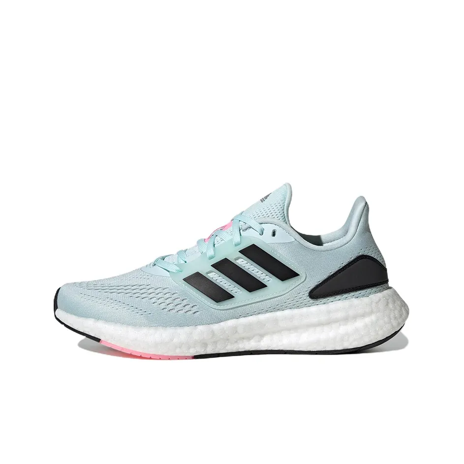 Adidas Pureboost 22 Амортизаторы Slip-resistant Низкий топ Повседневные Беговые кроссовки Женские Светлый мятно-зеленый