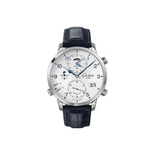 Glashütte Original Автоматический Механический Movement Мужские SENATOR Часы 44 мм Белые