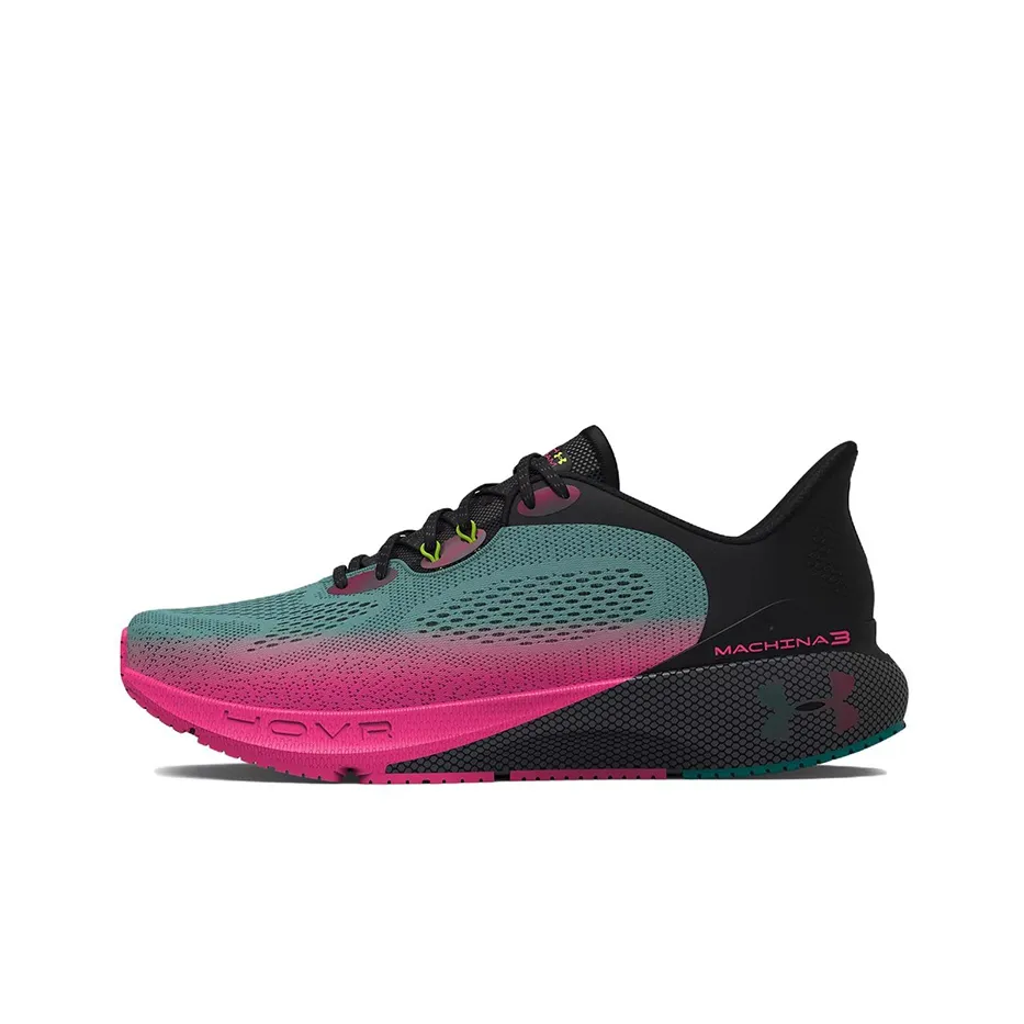 Under Armour HOVR Machina 3 Running Shoes Men Low Top Black/Pink