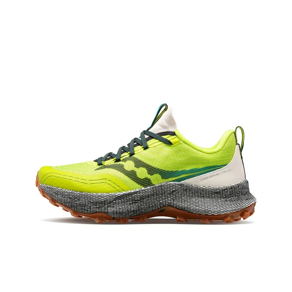 Saucony Endorphin Trail Reflect Camo Lime