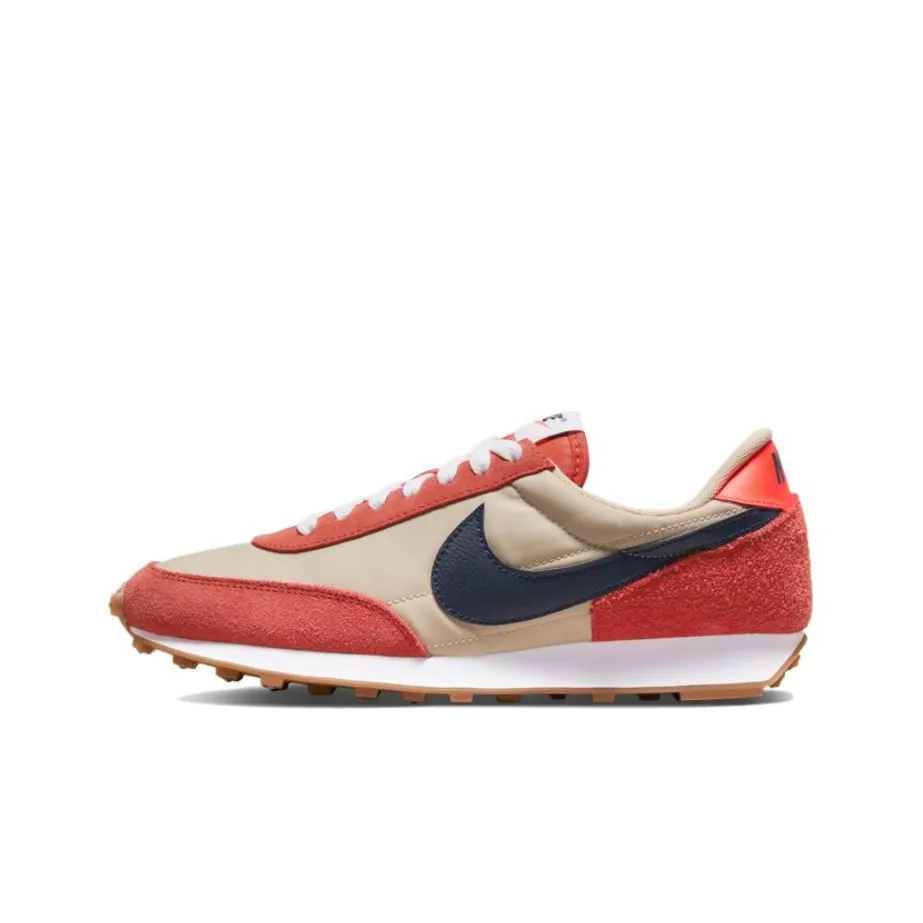 nike Daybreak Shock Absorbers Slip-Resistant Abrasion-Resistant Low-Top Training Running Shoes Women's Vermillion