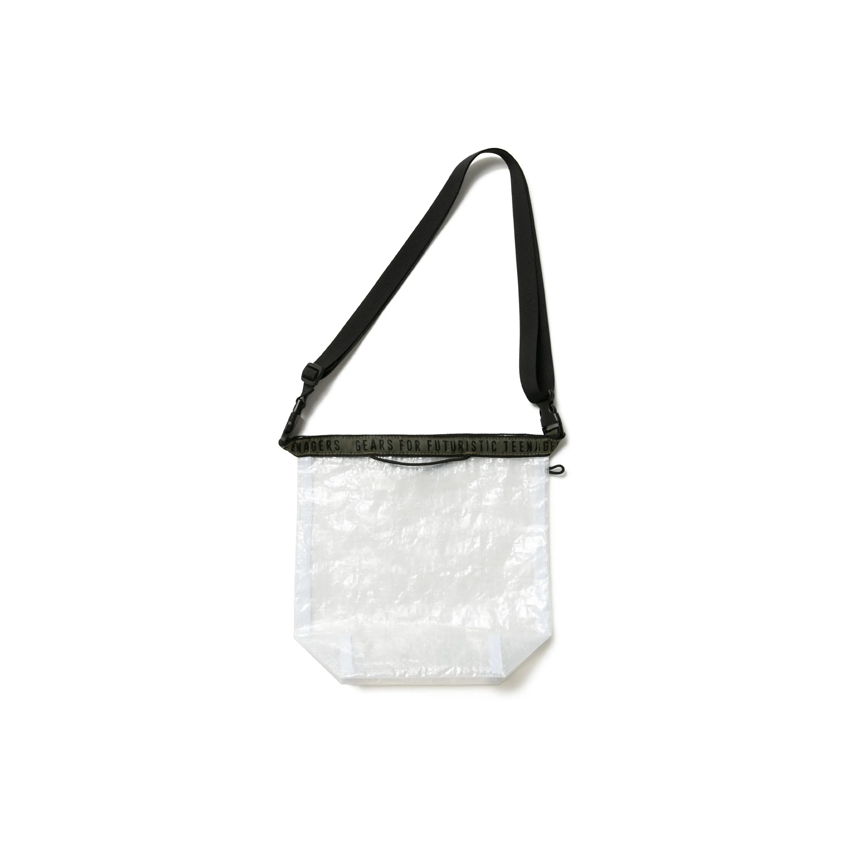 HUMAN MADE Polyethylene Rolling Cylinder Bag, Shoulder Bag Regular Unisex White