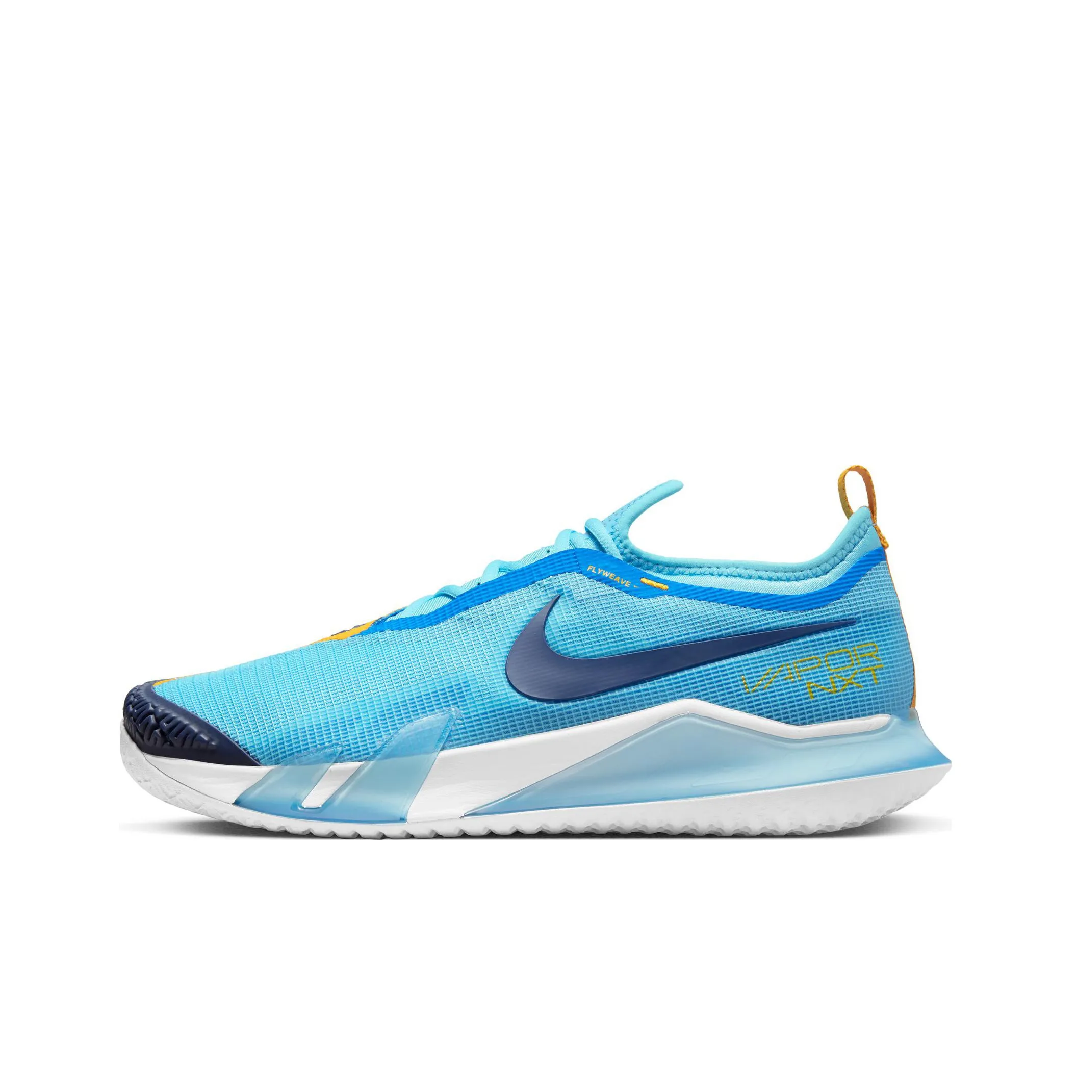 Nike React Vapor Nxt Hc Stadium Tennis Shoe Blue