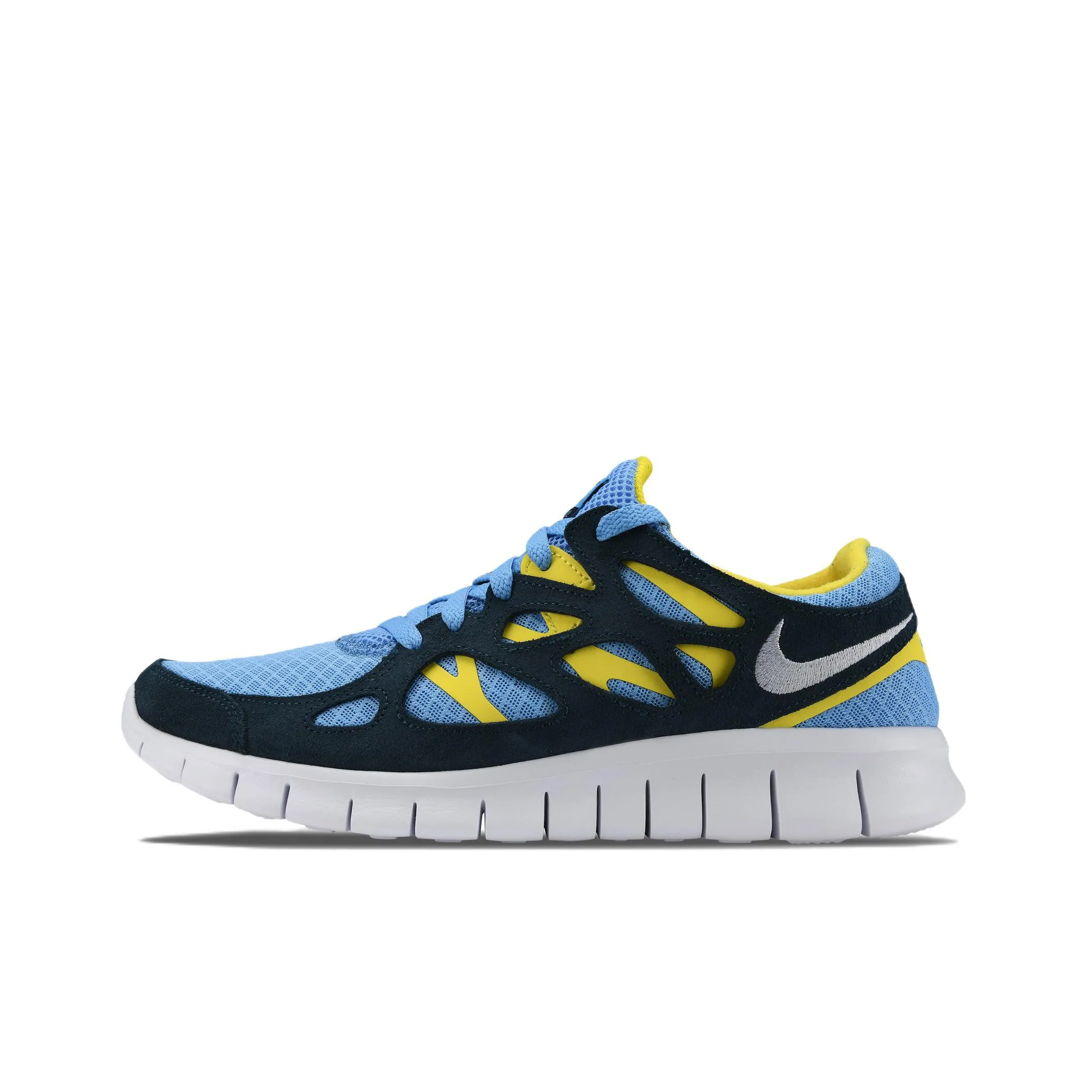 nike printable Free Run 2 University Blue Navy Yellow Strike
