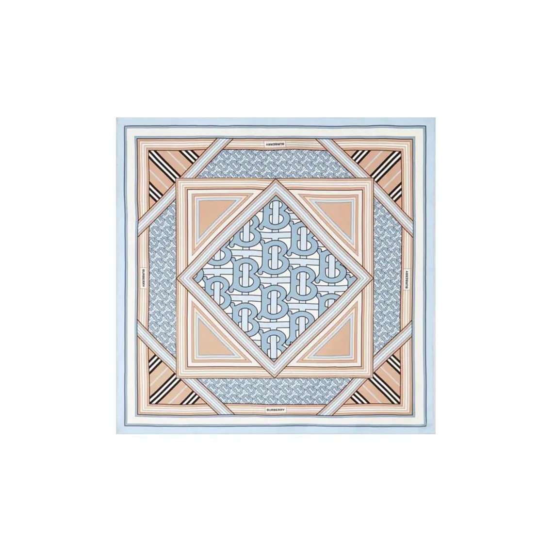 Burberry Montage print Silk Scarf