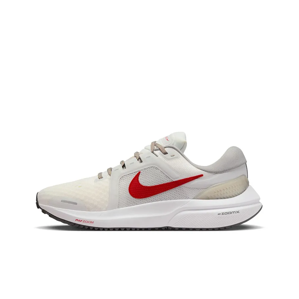 Nike Air Zoom Vomero 16 Running Shoes Women's Low Top White/University Red/Light Iron Ore Gray