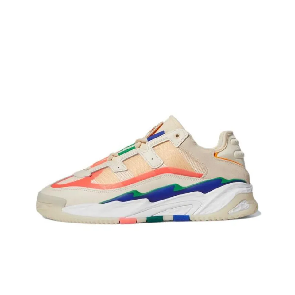 Adidas Originals Niteball Slip Resistant Abrasion Resistant Легкий Низкий Топ Casual Унисекс Бежевый Синий Оранжевый