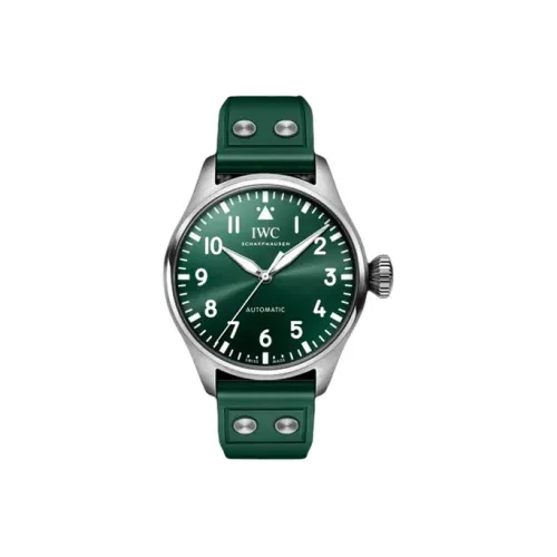 IWC Автоматический Механический Movement Мужские Часы Pilot Collection 43 мм Зеленые