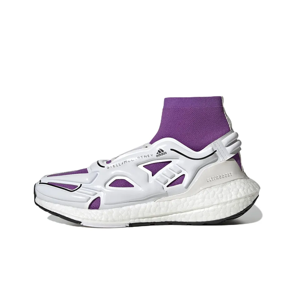 Stella McCartney x Adidas ULT противоскользящие устойчивые к истиранию высокие топы для бега и марафонов Женские Белые Фиолетовые