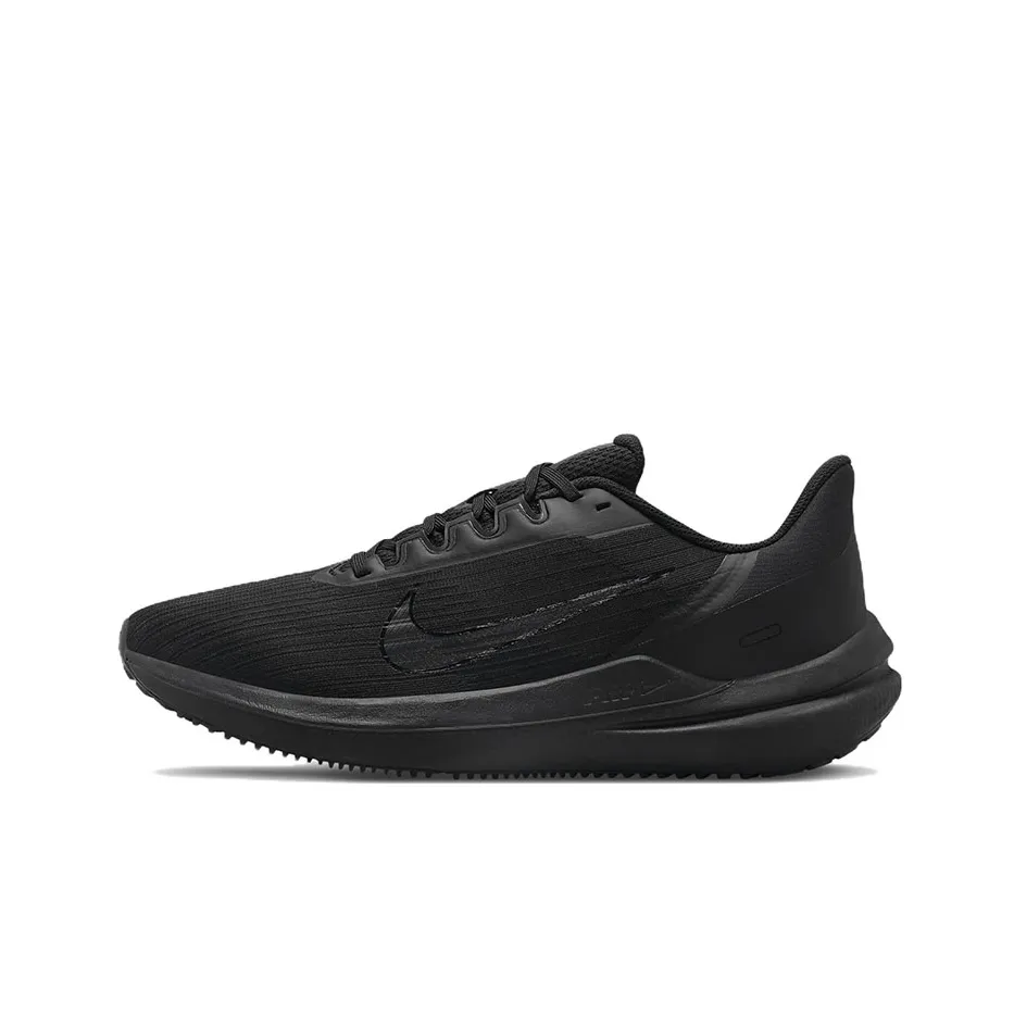 Nike Air Winflo 9 Black Dark Smoke Grey