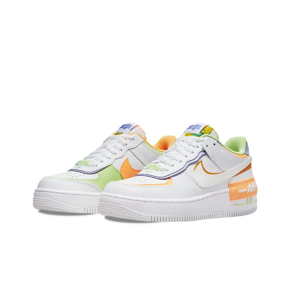 Nike Air Force 1 Low Shadow White Peach Cream Lime Women's