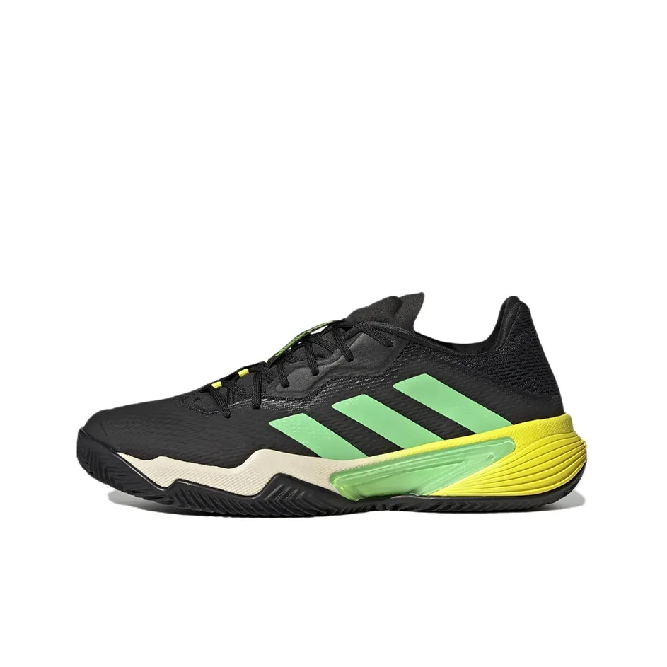 Adidas Barricade Clay Men Tennis Shoes 'Black Green'