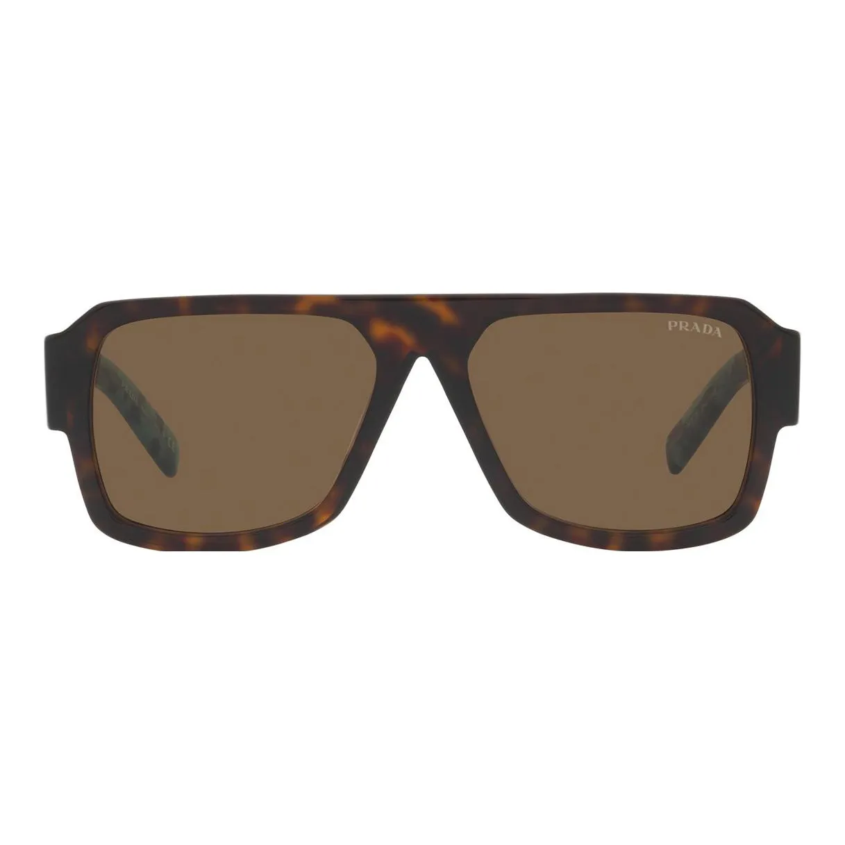 PRADA Sunglasses Unisex Brown/Green