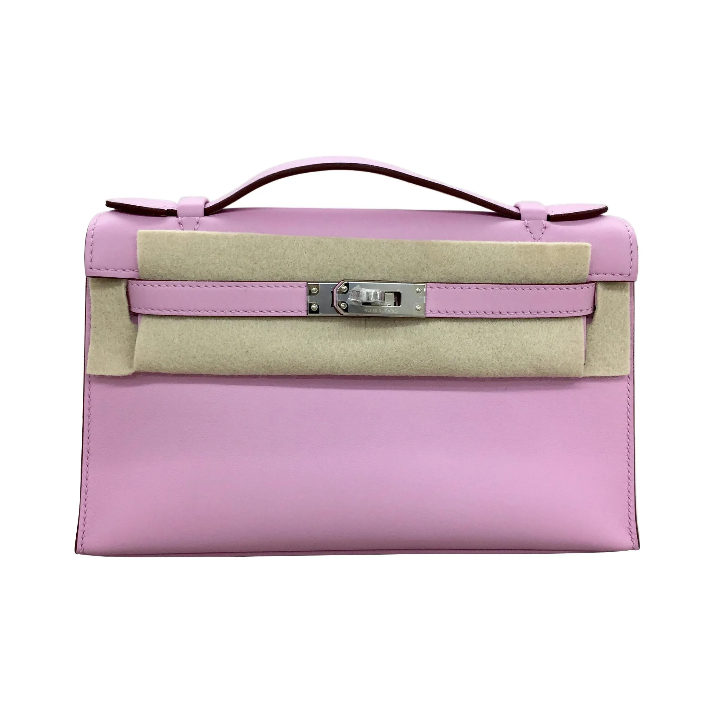 HERMES Mini Kelly Generation 1 Swift Leather Kelly Bag Handbag Women's X9 Mauve Sylvestre Mallow Purple