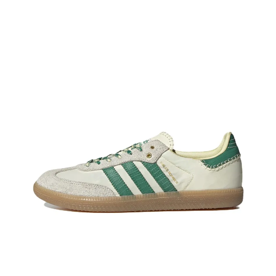 adidas trabajo Wales Bonner X Samba Cream White Bold Green