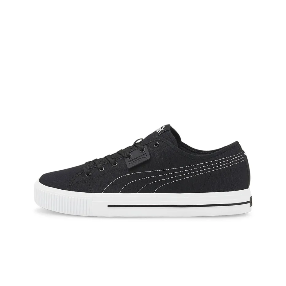 PUMA Ever FS CV Low Топ Скейтборд Кроссовки Унисекс Черный Белый