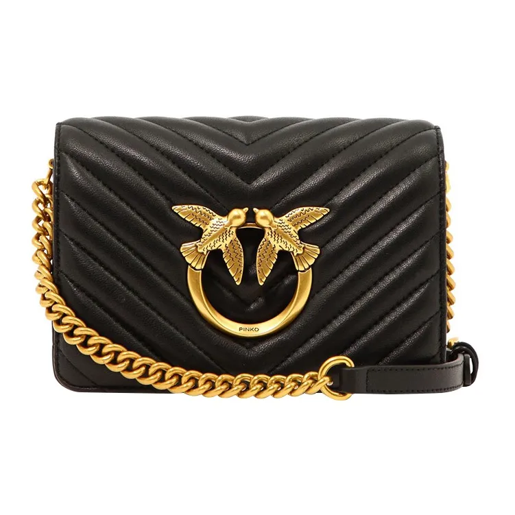 PINKO Овчина Сумка через плечо Женская Черная