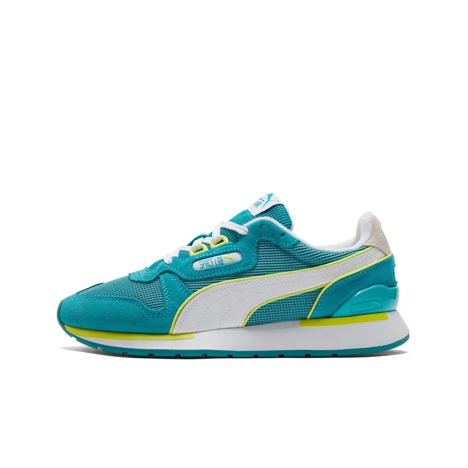 PUMA Space Lab Контрастный Низкий Топ Casual Унисекс Синий Зеленый