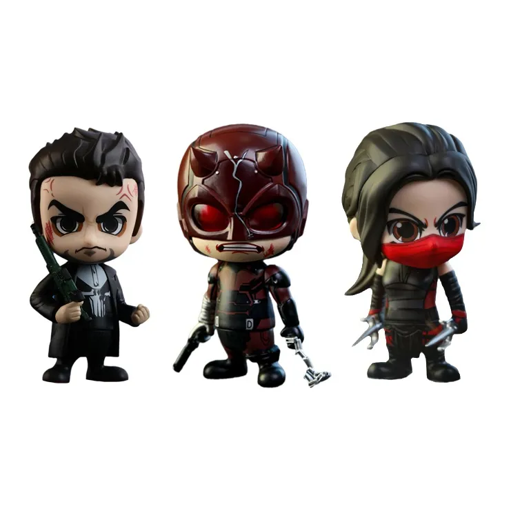 Hot Toys Marvel Characters Cosb351 Devil Dancer, Set Chibi Figures 9.5cm