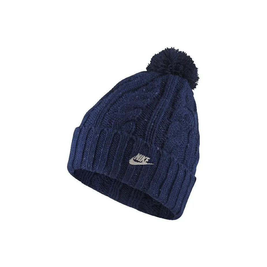 NIKE Шапки-бини Синий Унисекс
