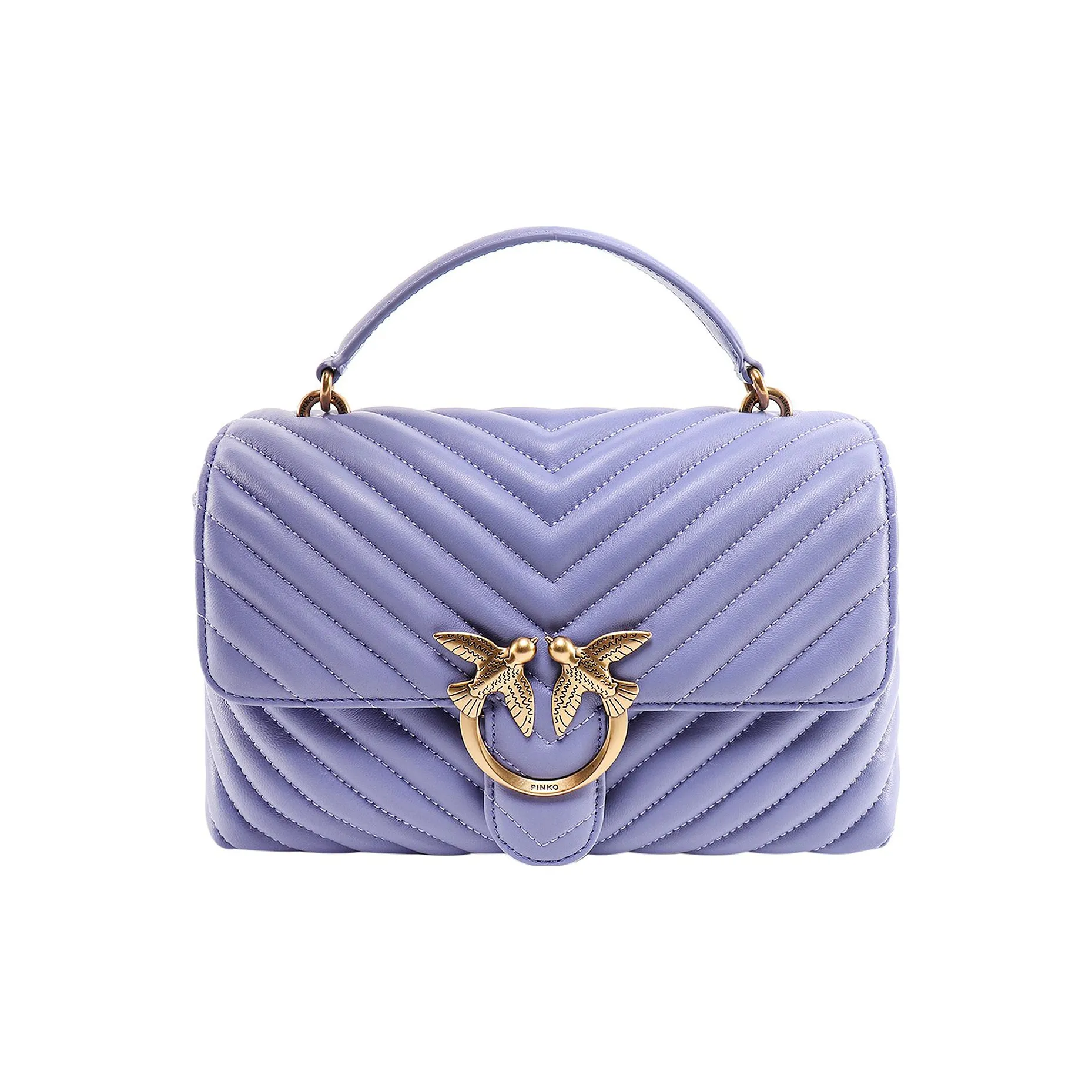 PINKO Leather Handbag Women's Purple