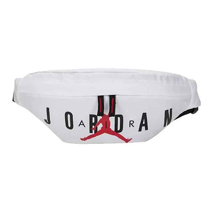Jordan Polyester One Shoulder Crossbody Bag Sling Bag Fanny Pack Regular Unisex White